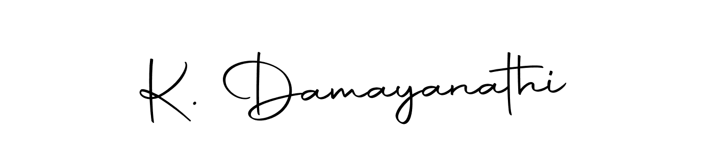Also we have K. Damayanathi name is the best signature style. Create professional handwritten signature collection using Autography-DOLnW autograph style. K. Damayanathi signature style 10 images and pictures png
