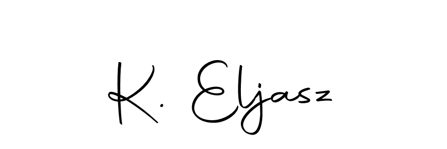 K. Eljasz stylish signature style. Best Handwritten Sign (Autography-DOLnW) for my name. Handwritten Signature Collection Ideas for my name K. Eljasz. K. Eljasz signature style 10 images and pictures png