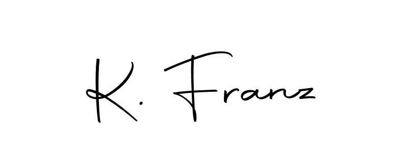 Design your own signature with our free online signature maker. With this signature software, you can create a handwritten (Autography-DOLnW) signature for name K. Franz. K. Franz signature style 10 images and pictures png
