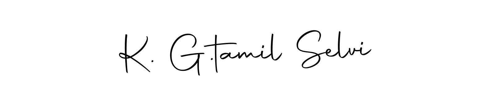 How to make K. G.tamil Selvi signature? Autography-DOLnW is a professional autograph style. Create handwritten signature for K. G.tamil Selvi name. K. G.tamil Selvi signature style 10 images and pictures png