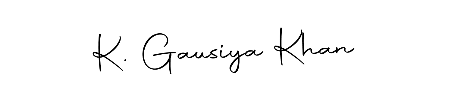 How to Draw K. Gausiya Khan signature style? Autography-DOLnW is a latest design signature styles for name K. Gausiya Khan. K. Gausiya Khan signature style 10 images and pictures png