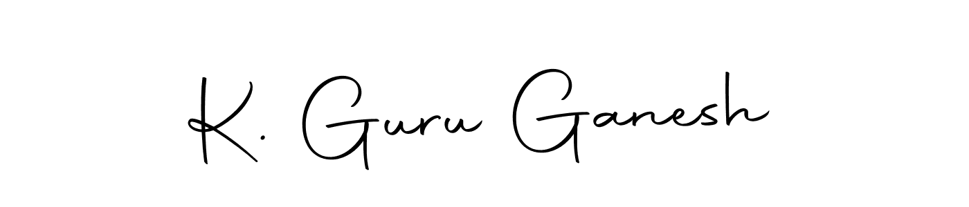 Make a beautiful signature design for name K. Guru Ganesh. With this signature (Autography-DOLnW) style, you can create a handwritten signature for free. K. Guru Ganesh signature style 10 images and pictures png