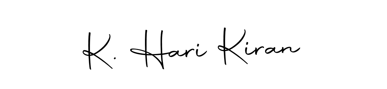 Make a beautiful signature design for name K. Hari Kiran. Use this online signature maker to create a handwritten signature for free. K. Hari Kiran signature style 10 images and pictures png