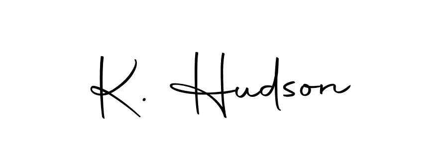 Similarly Autography-DOLnW is the best handwritten signature design. Signature creator online .You can use it as an online autograph creator for name K. Hudson. K. Hudson signature style 10 images and pictures png