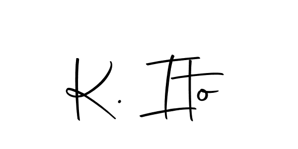 Make a beautiful signature design for name K. Ito. With this signature (Autography-DOLnW) style, you can create a handwritten signature for free. K. Ito signature style 10 images and pictures png