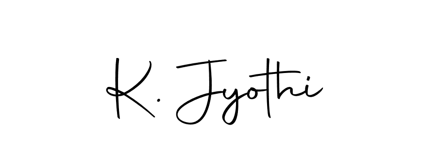 K. Jyothi stylish signature style. Best Handwritten Sign (Autography-DOLnW) for my name. Handwritten Signature Collection Ideas for my name K. Jyothi. K. Jyothi signature style 10 images and pictures png