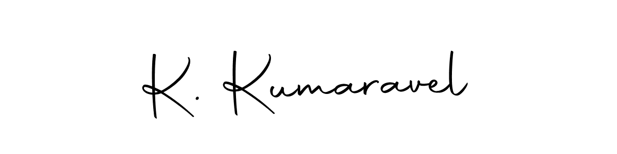 You can use this online signature creator to create a handwritten signature for the name K. Kumaravel. This is the best online autograph maker. K. Kumaravel signature style 10 images and pictures png