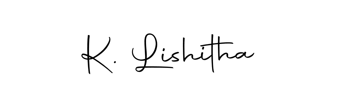 It looks lik you need a new signature style for name K. Lishitha. Design unique handwritten (Autography-DOLnW) signature with our free signature maker in just a few clicks. K. Lishitha signature style 10 images and pictures png