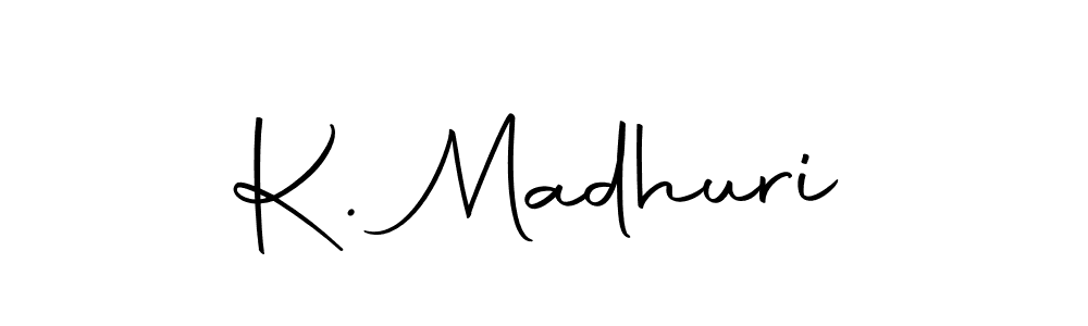 Make a short K. Madhuri signature style. Manage your documents anywhere anytime using Autography-DOLnW. Create and add eSignatures, submit forms, share and send files easily. K. Madhuri signature style 10 images and pictures png