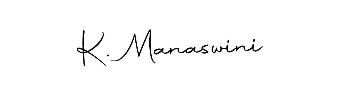 if you are searching for the best signature style for your name K. Manaswini. so please give up your signature search. here we have designed multiple signature styles  using Autography-DOLnW. K. Manaswini signature style 10 images and pictures png