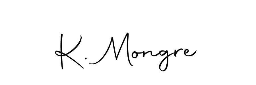 How to make K. Mongre signature? Autography-DOLnW is a professional autograph style. Create handwritten signature for K. Mongre name. K. Mongre signature style 10 images and pictures png