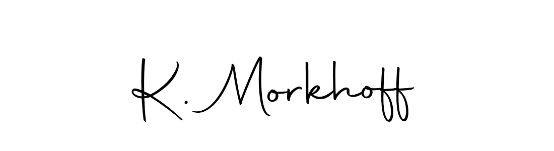 This is the best signature style for the K. Morkhoff name. Also you like these signature font (Autography-DOLnW). Mix name signature. K. Morkhoff signature style 10 images and pictures png