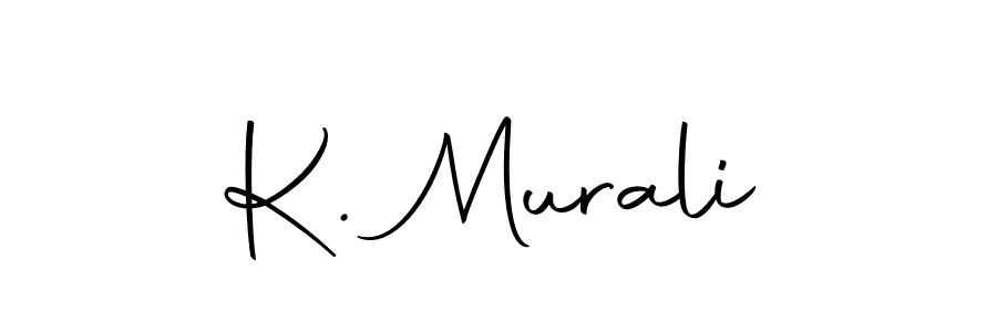 This is the best signature style for the K. Murali name. Also you like these signature font (Autography-DOLnW). Mix name signature. K. Murali signature style 10 images and pictures png