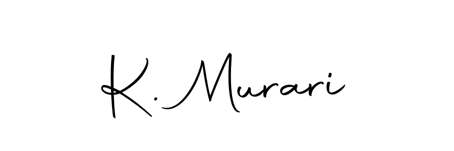 Use a signature maker to create a handwritten signature online. With this signature software, you can design (Autography-DOLnW) your own signature for name K. Murari. K. Murari signature style 10 images and pictures png