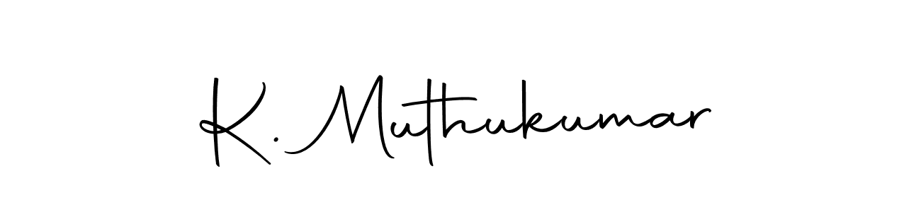 Create a beautiful signature design for name K. Muthukumar. With this signature (Autography-DOLnW) fonts, you can make a handwritten signature for free. K. Muthukumar signature style 10 images and pictures png