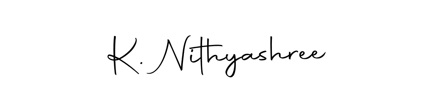 K. Nithyashree stylish signature style. Best Handwritten Sign (Autography-DOLnW) for my name. Handwritten Signature Collection Ideas for my name K. Nithyashree. K. Nithyashree signature style 10 images and pictures png