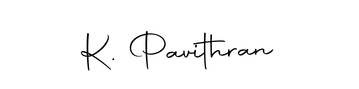 Design your own signature with our free online signature maker. With this signature software, you can create a handwritten (Autography-DOLnW) signature for name K. Pavithran. K. Pavithran signature style 10 images and pictures png