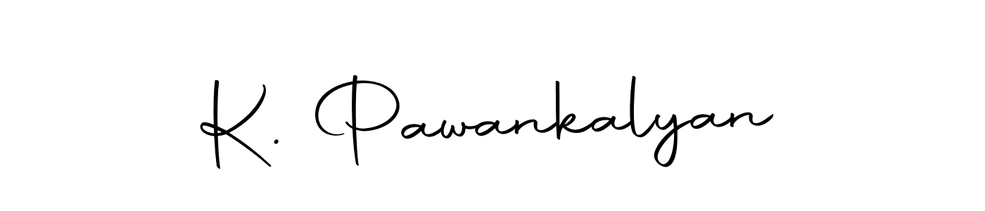 Use a signature maker to create a handwritten signature online. With this signature software, you can design (Autography-DOLnW) your own signature for name K. Pawankalyan. K. Pawankalyan signature style 10 images and pictures png