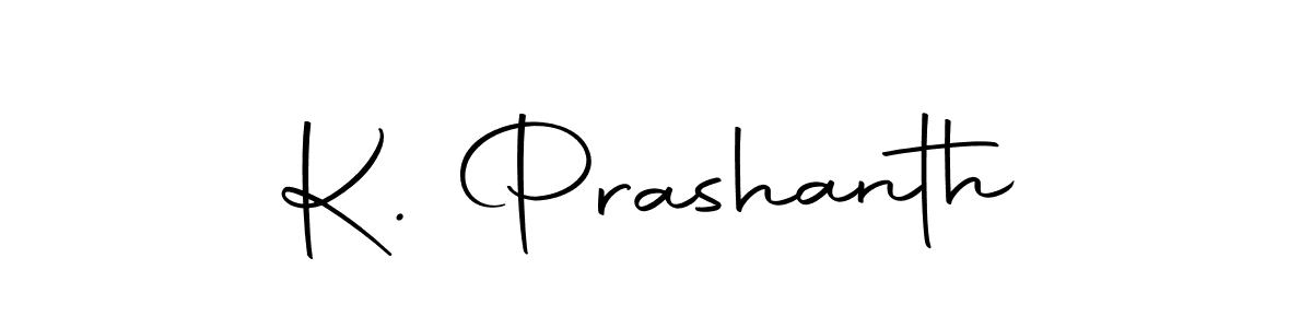 You can use this online signature creator to create a handwritten signature for the name K. Prashanth. This is the best online autograph maker. K. Prashanth signature style 10 images and pictures png