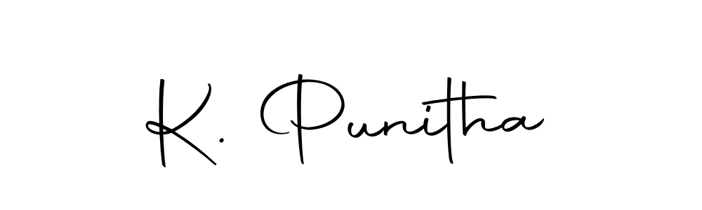 How to make K. Punitha signature? Autography-DOLnW is a professional autograph style. Create handwritten signature for K. Punitha name. K. Punitha signature style 10 images and pictures png