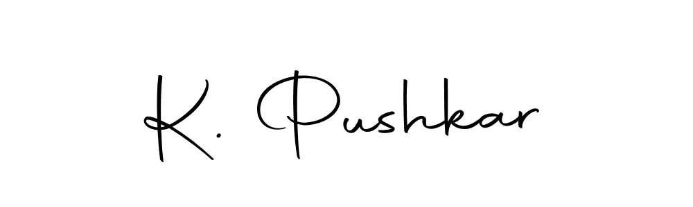 You can use this online signature creator to create a handwritten signature for the name K. Pushkar. This is the best online autograph maker. K. Pushkar signature style 10 images and pictures png