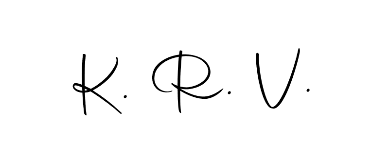 if you are searching for the best signature style for your name K. R. V.. so please give up your signature search. here we have designed multiple signature styles  using Autography-DOLnW. K. R. V. signature style 10 images and pictures png