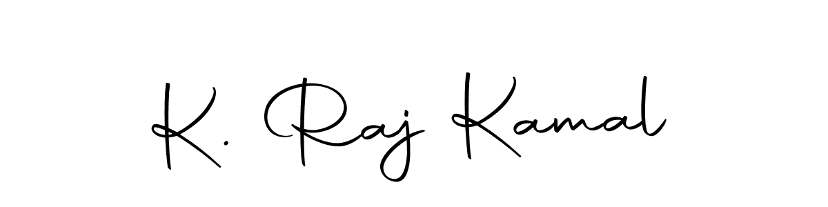 Use a signature maker to create a handwritten signature online. With this signature software, you can design (Autography-DOLnW) your own signature for name K. Raj Kamal. K. Raj Kamal signature style 10 images and pictures png