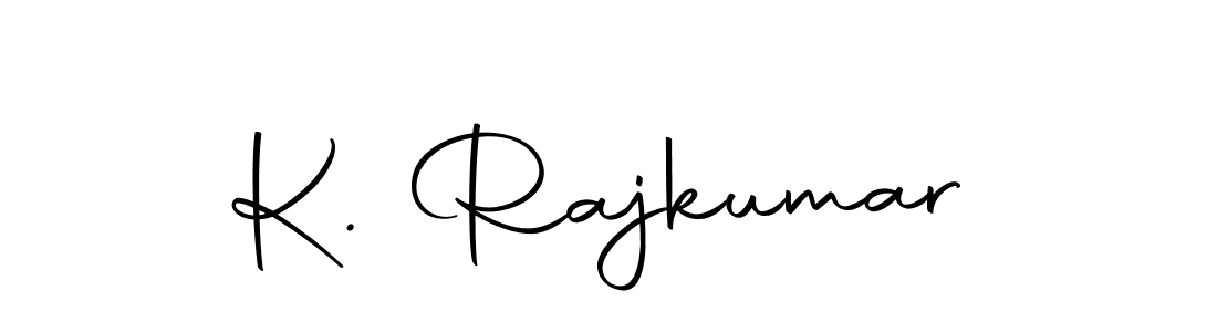 The best way (Autography-DOLnW) to make a short signature is to pick only two or three words in your name. The name K. Rajkumar include a total of six letters. For converting this name. K. Rajkumar signature style 10 images and pictures png