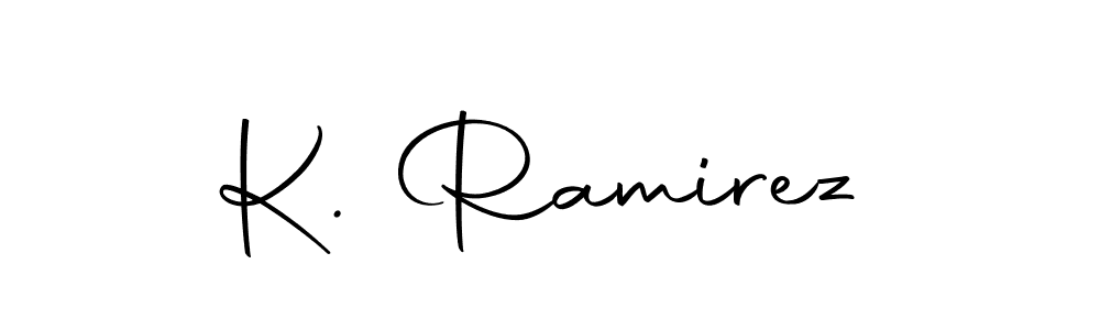 How to make K. Ramirez signature? Autography-DOLnW is a professional autograph style. Create handwritten signature for K. Ramirez name. K. Ramirez signature style 10 images and pictures png