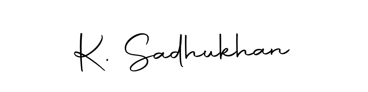 This is the best signature style for the K. Sadhukhan name. Also you like these signature font (Autography-DOLnW). Mix name signature. K. Sadhukhan signature style 10 images and pictures png