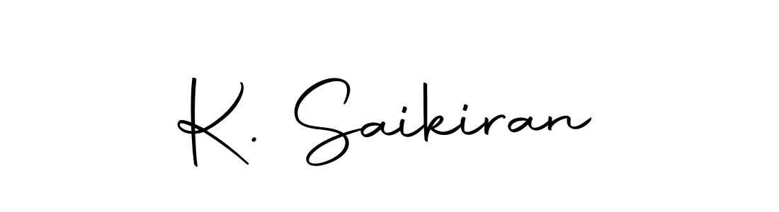 Here are the top 10 professional signature styles for the name K. Saikiran. These are the best autograph styles you can use for your name. K. Saikiran signature style 10 images and pictures png