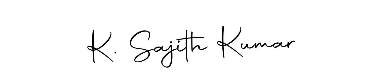 Here are the top 10 professional signature styles for the name K. Sajith Kumar. These are the best autograph styles you can use for your name. K. Sajith Kumar signature style 10 images and pictures png
