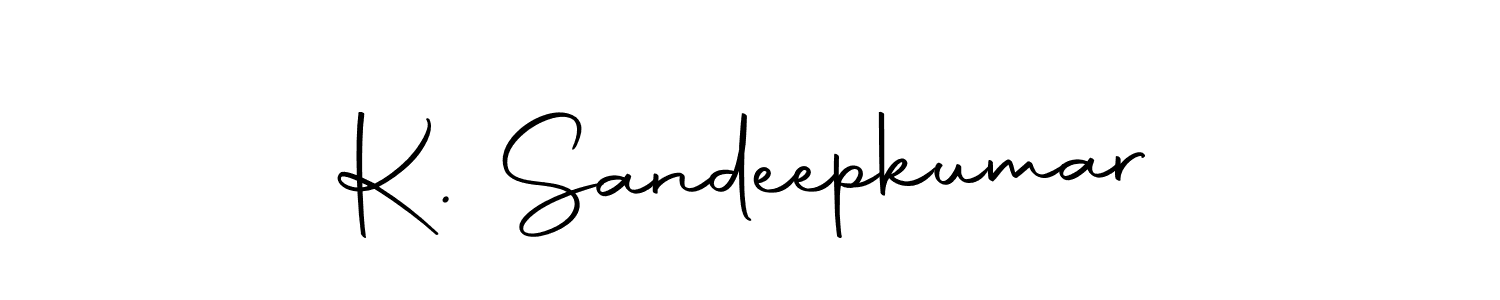 Make a beautiful signature design for name K. Sandeepkumar. Use this online signature maker to create a handwritten signature for free. K. Sandeepkumar signature style 10 images and pictures png