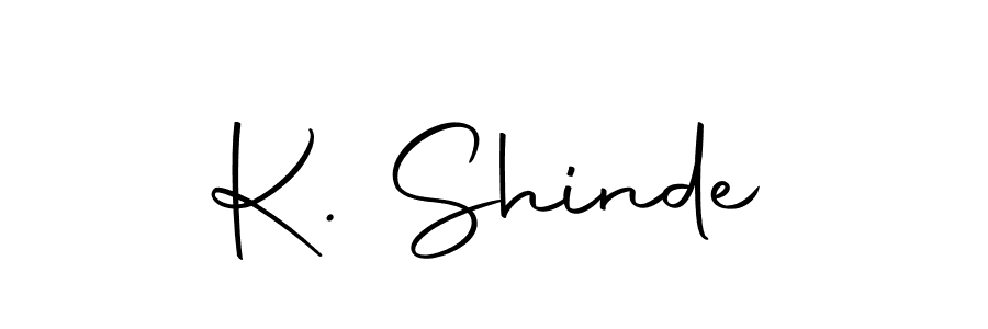 Make a beautiful signature design for name K. Shinde. Use this online signature maker to create a handwritten signature for free. K. Shinde signature style 10 images and pictures png