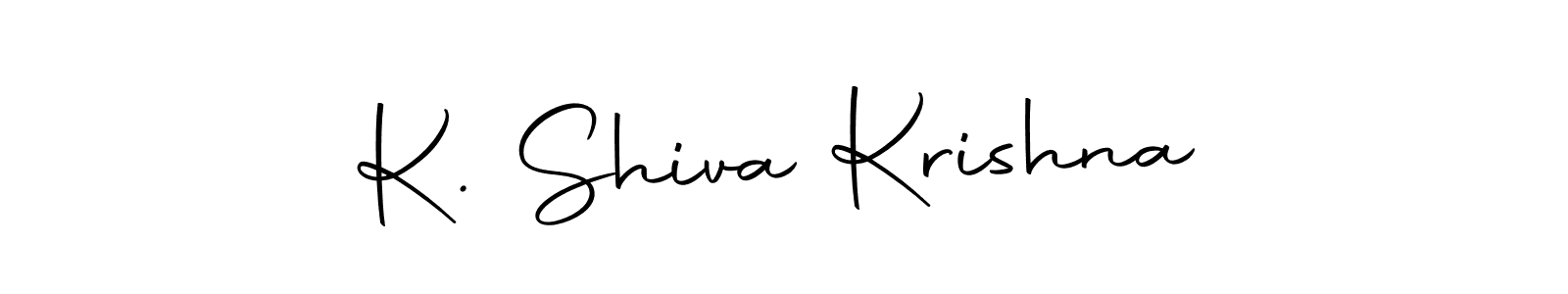 Once you've used our free online signature maker to create your best signature Autography-DOLnW style, it's time to enjoy all of the benefits that K. Shiva Krishna name signing documents. K. Shiva Krishna signature style 10 images and pictures png