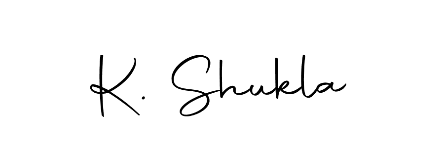 Here are the top 10 professional signature styles for the name K. Shukla. These are the best autograph styles you can use for your name. K. Shukla signature style 10 images and pictures png