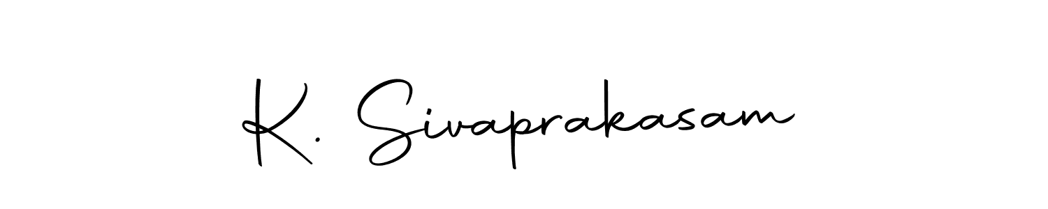 Design your own signature with our free online signature maker. With this signature software, you can create a handwritten (Autography-DOLnW) signature for name K. Sivaprakasam. K. Sivaprakasam signature style 10 images and pictures png