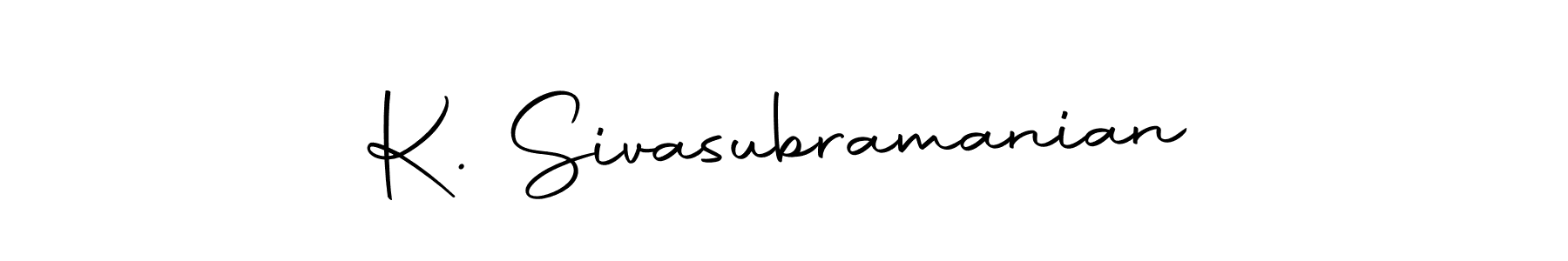 Once you've used our free online signature maker to create your best signature Autography-DOLnW style, it's time to enjoy all of the benefits that K. Sivasubramanian name signing documents. K. Sivasubramanian signature style 10 images and pictures png