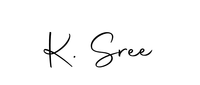 Design your own signature with our free online signature maker. With this signature software, you can create a handwritten (Autography-DOLnW) signature for name K. Sree. K. Sree signature style 10 images and pictures png