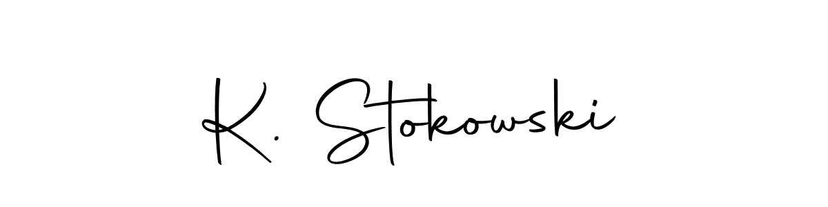 Also we have K. Stokowski name is the best signature style. Create professional handwritten signature collection using Autography-DOLnW autograph style. K. Stokowski signature style 10 images and pictures png