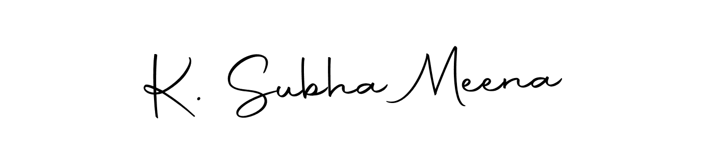 It looks lik you need a new signature style for name K. Subha Meena. Design unique handwritten (Autography-DOLnW) signature with our free signature maker in just a few clicks. K. Subha Meena signature style 10 images and pictures png