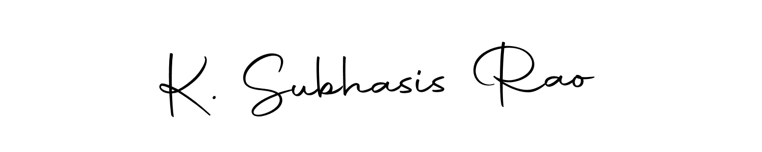 It looks lik you need a new signature style for name K. Subhasis Rao. Design unique handwritten (Autography-DOLnW) signature with our free signature maker in just a few clicks. K. Subhasis Rao signature style 10 images and pictures png