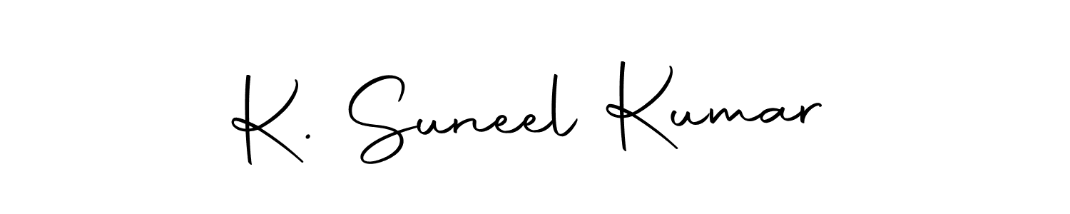 Make a short K. Suneel Kumar signature style. Manage your documents anywhere anytime using Autography-DOLnW. Create and add eSignatures, submit forms, share and send files easily. K. Suneel Kumar signature style 10 images and pictures png