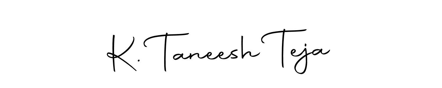 It looks lik you need a new signature style for name K. Taneesh Teja. Design unique handwritten (Autography-DOLnW) signature with our free signature maker in just a few clicks. K. Taneesh Teja signature style 10 images and pictures png