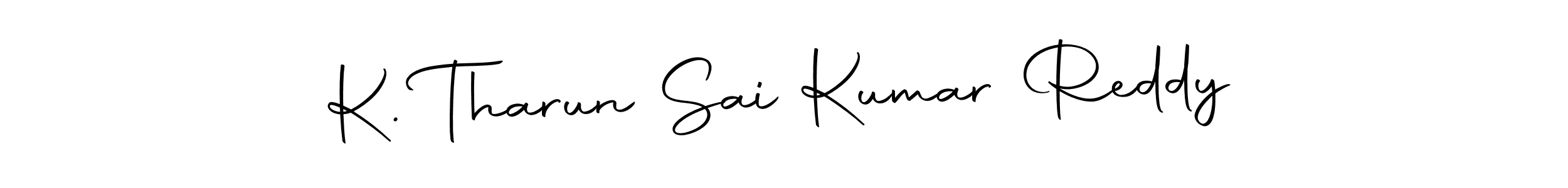 if you are searching for the best signature style for your name K. Tharun Sai Kumar Reddy. so please give up your signature search. here we have designed multiple signature styles  using Autography-DOLnW. K. Tharun Sai Kumar Reddy signature style 10 images and pictures png