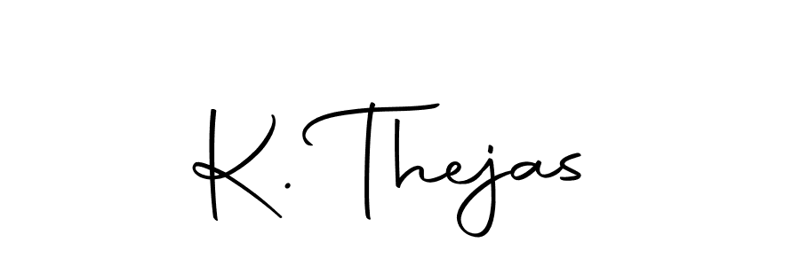 Create a beautiful signature design for name K. Thejas. With this signature (Autography-DOLnW) fonts, you can make a handwritten signature for free. K. Thejas signature style 10 images and pictures png