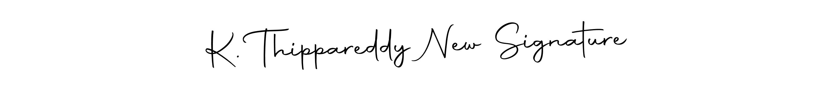 Design your own signature with our free online signature maker. With this signature software, you can create a handwritten (Autography-DOLnW) signature for name K. Thippareddy New Signature. K. Thippareddy New Signature signature style 10 images and pictures png