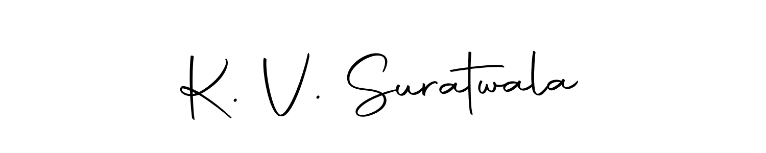 Make a beautiful signature design for name K. V. Suratwala. Use this online signature maker to create a handwritten signature for free. K. V. Suratwala signature style 10 images and pictures png