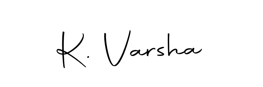 You can use this online signature creator to create a handwritten signature for the name K. Varsha. This is the best online autograph maker. K. Varsha signature style 10 images and pictures png