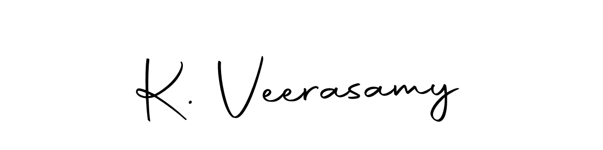 You should practise on your own different ways (Autography-DOLnW) to write your name (K. Veerasamy) in signature. don't let someone else do it for you. K. Veerasamy signature style 10 images and pictures png